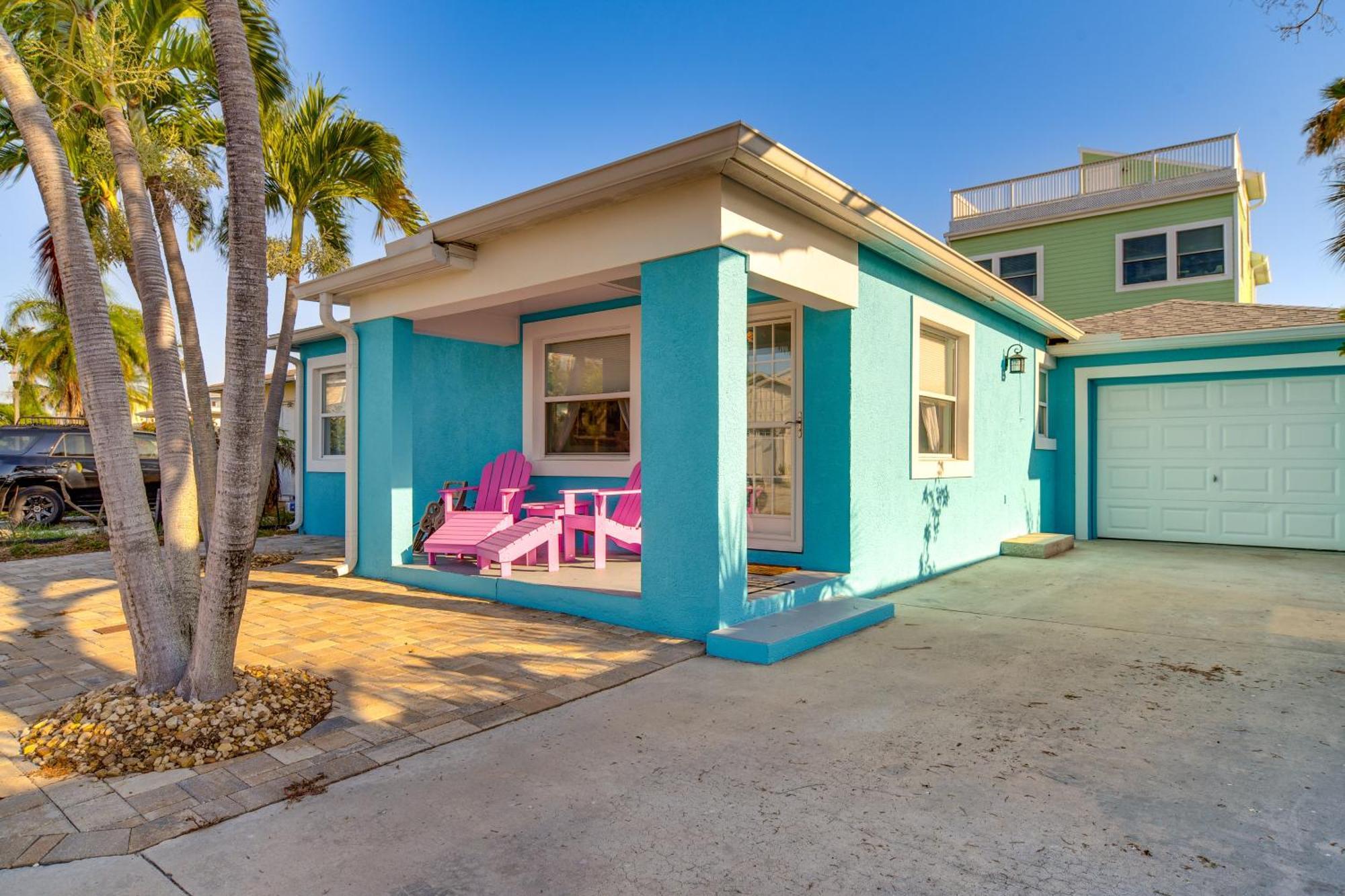 Redington Shores Retreat - Walk To Beach Access! شاطئ كليرووتر المظهر الخارجي الصورة
